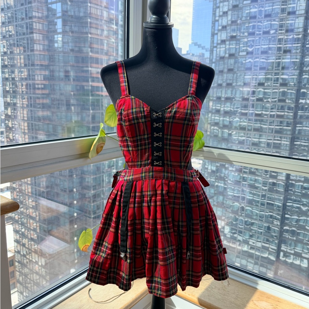 Tripp NYC Red Plaid Garment